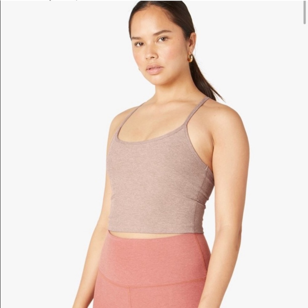 Blush beyond yoga crop